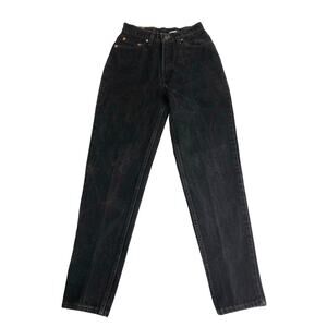 Levi’s 512 Slim Fit Tapered Leg Size 9 JR Womens Jeans Black 90's Made in USA